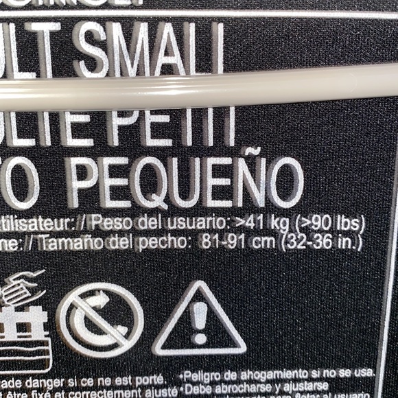 NWT!Mens Connelly Classic Neo Life Vest Jacket Size Small Chest 32"-36” 90lbs Up - Picture 3 of 4